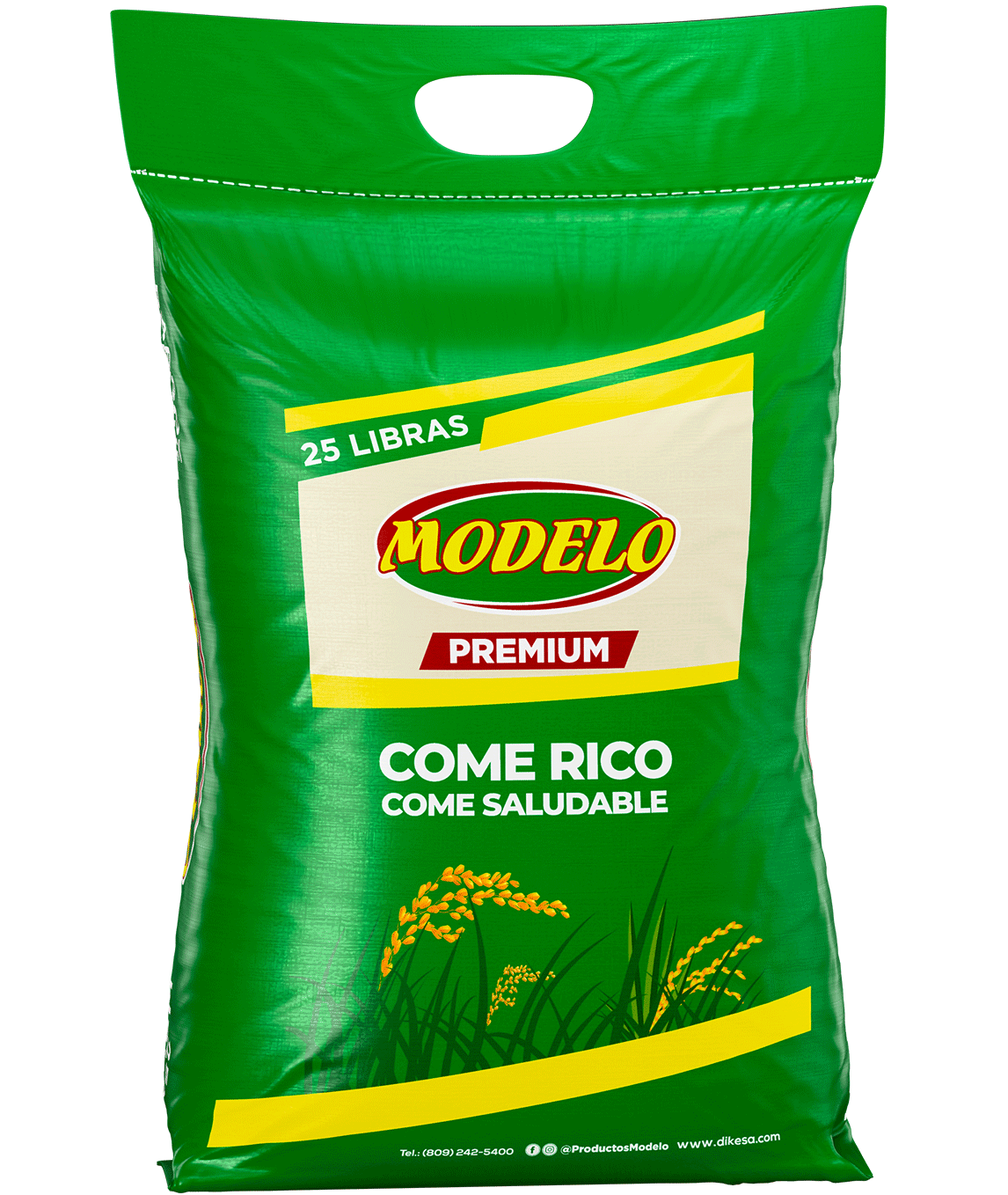 El Arroz Premium Modelo es seleccionado bajo los más altos estándares para garantizar un grano entero, limpio y con el punto exacto de secado.