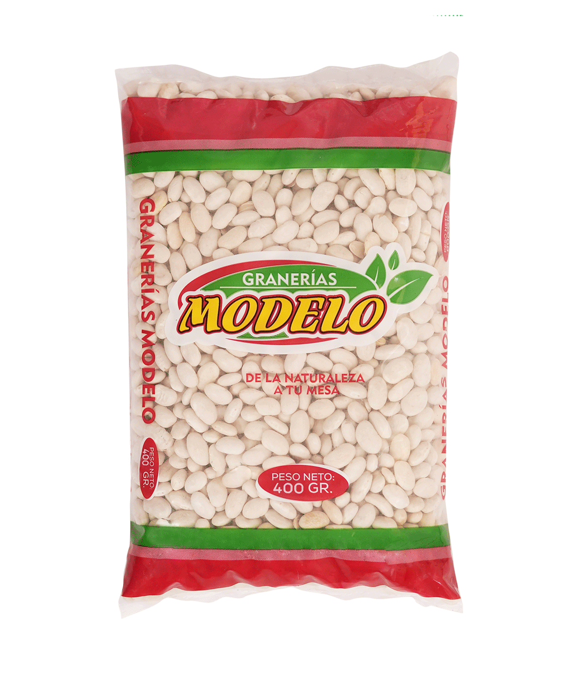 Nuestras Habichuelas Blancas Modelo son seleccionadas grano a grano para garantizar una cocción uniforme y una textura suave que se deshace en el paladar
